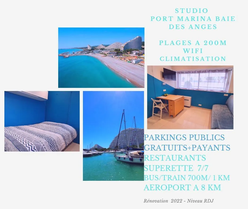 Appartement FAME - Marina baie des Anges à Villeneuve-Loubet 0*,